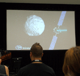 NASA's Jet Propulsion Laboratory holds a panel for the Mars rover and Dawn asteroid missions at Star Wars Celebration...on April 16, 2015.