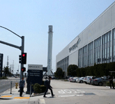 About to check out the Falcon 9 booster that's on display outside SpaceX Headquarters in Hawthorne, California...on August 25, 2016.