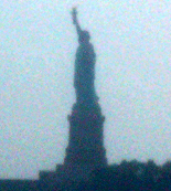 The Statue of Liberty.