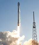 A SpaceX Falcon 9 rocket carrying NASA's TESS spacecraft launches from Cape Canaveral Air Force Station in Florida, on April 18, 2018