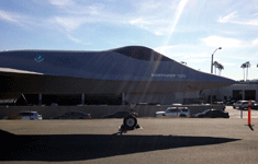 The YF-23 Gray Ghost on display at the Western Museum of Flight in Torrance, CA...on November 23, 2016.