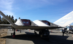 A shot of the YF-23's engines at the Western Museum of Flight in Torrance, CA...on November 23, 2016.