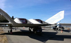 Another shot of the YF-23's engines at the Western Museum of Flight in Torrance, CA...on November 23, 2016.