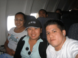Taking one more group photo on our way back to Los Angeles.