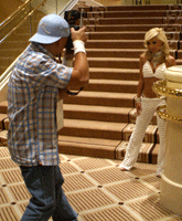 Jasmine M. doing a post-Glamourcon photo shoot