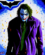 The Joker from THE DARK KNIGHT