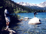My Dad going fishing at June Lake