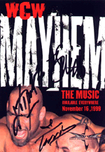Autographs by WCW stars.
