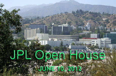 A glimpse of NASA's Jet Propulsion Laboratory from up the road.