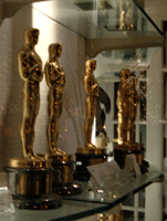 The trophy case at Paramount Studios