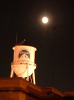 The Water Tower with the Maurice Chevalier Building in the foreground