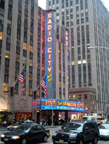 The Radio City Music Hall.