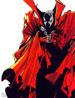 SPAWN and his cool cape