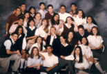 Yearbook staff photo from my high school, Junior year.
