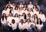 Yearbook staff photo from my high school, Senior year.