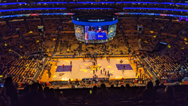 Anthony Davis and the rest of the Lakers (except LeBron James, who's injured) step onto the court for pre-game practice...on March 7, 2023.