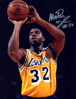 An autograph by Magic Johnson